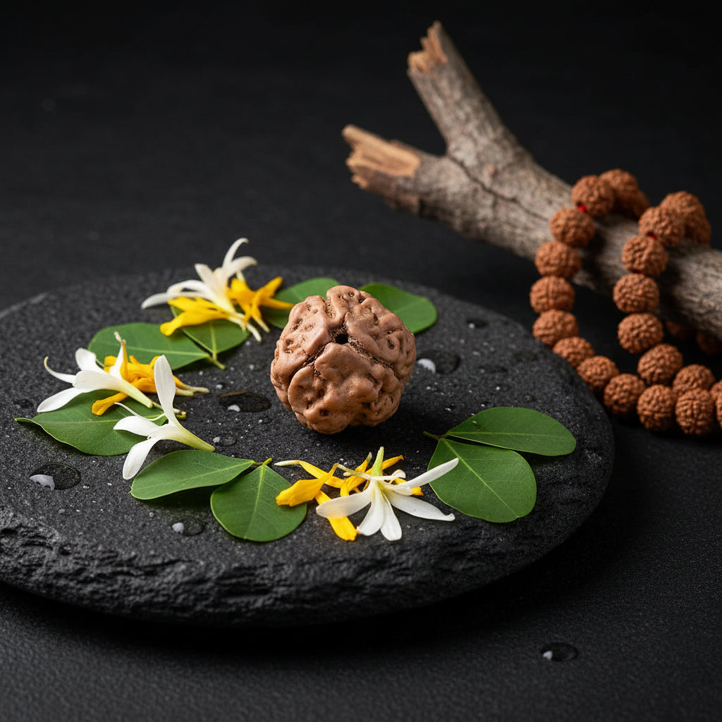 3 Mukhi Nepali Rudraksha