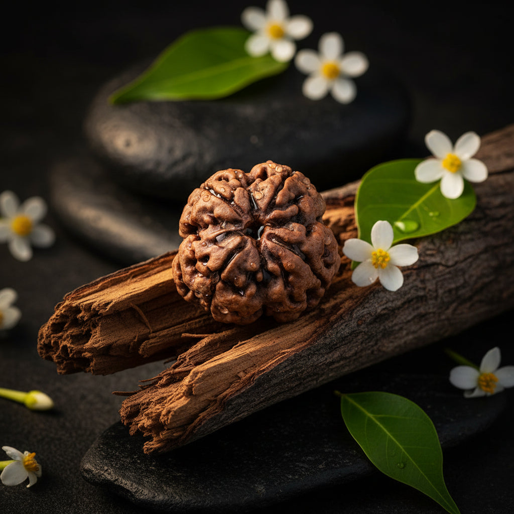 4 Mukhi Nepali Rudraksha