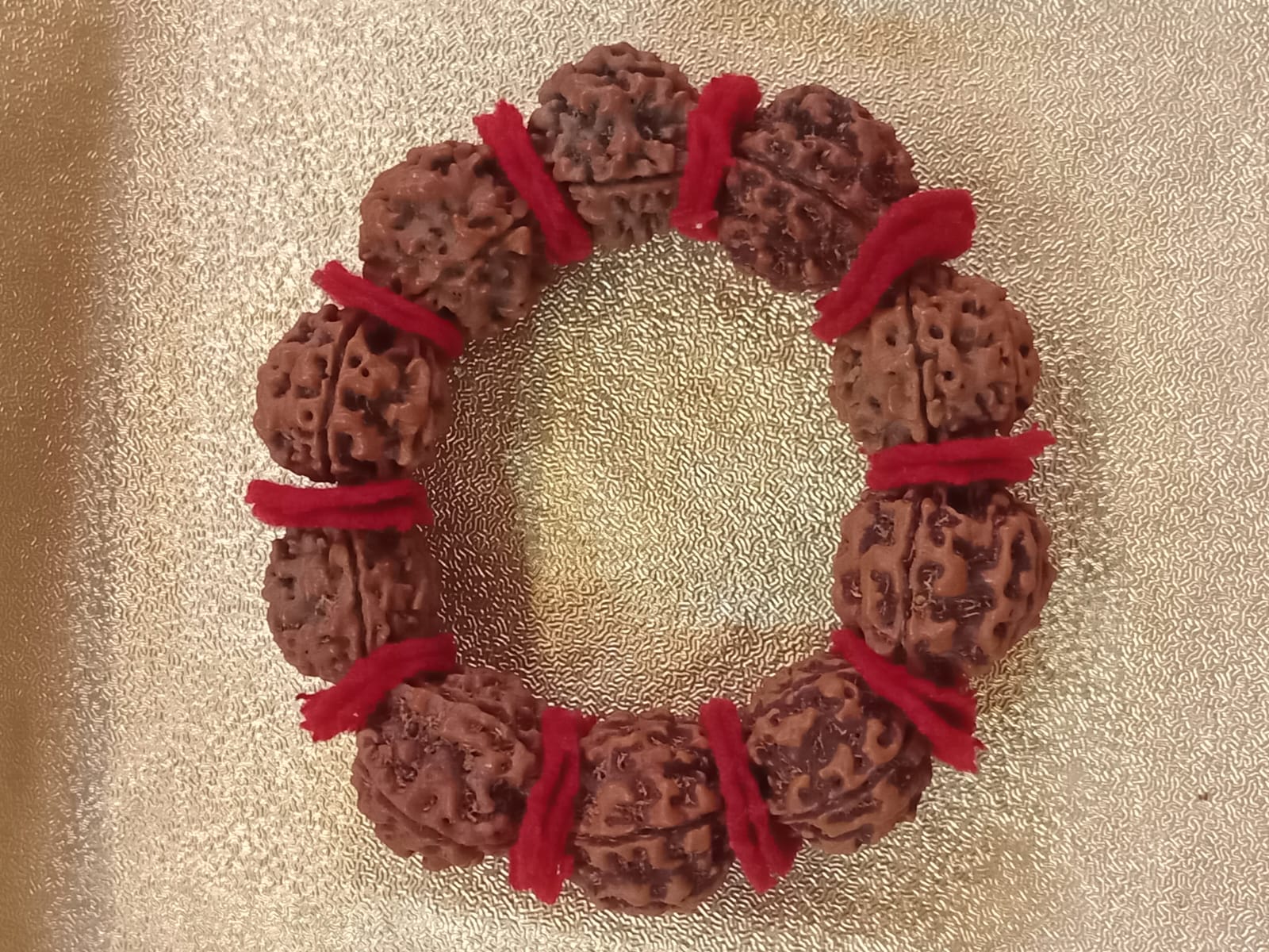 5 Mukhi Nepali Rudraksh Bracelate